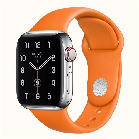 bracelet apple watch hermes orange